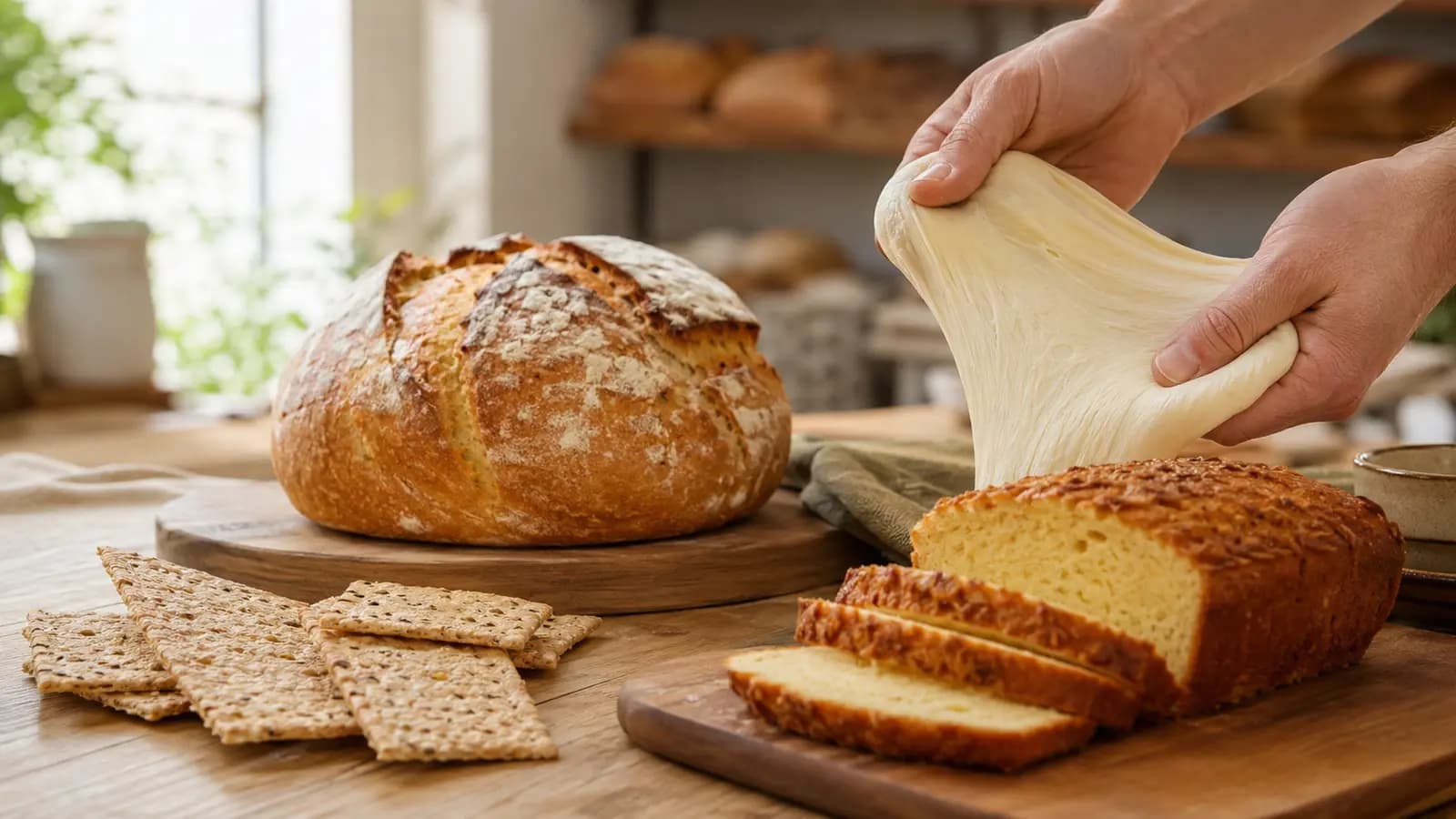 Bread, biscuits and dough applications for bakery and functional ingredients