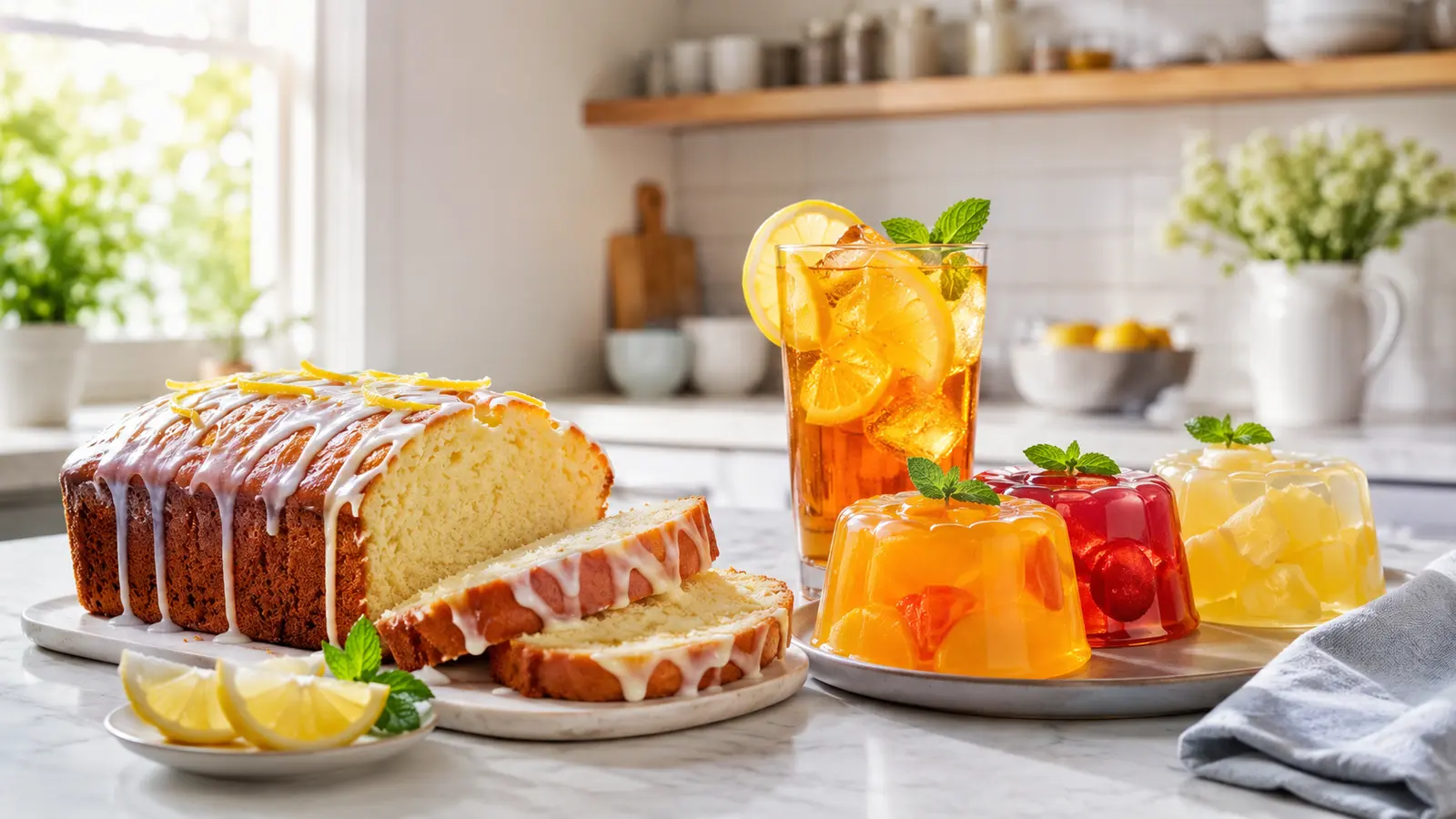 Iced tea, fruit jelly and bakery applications for acesulfame potassium