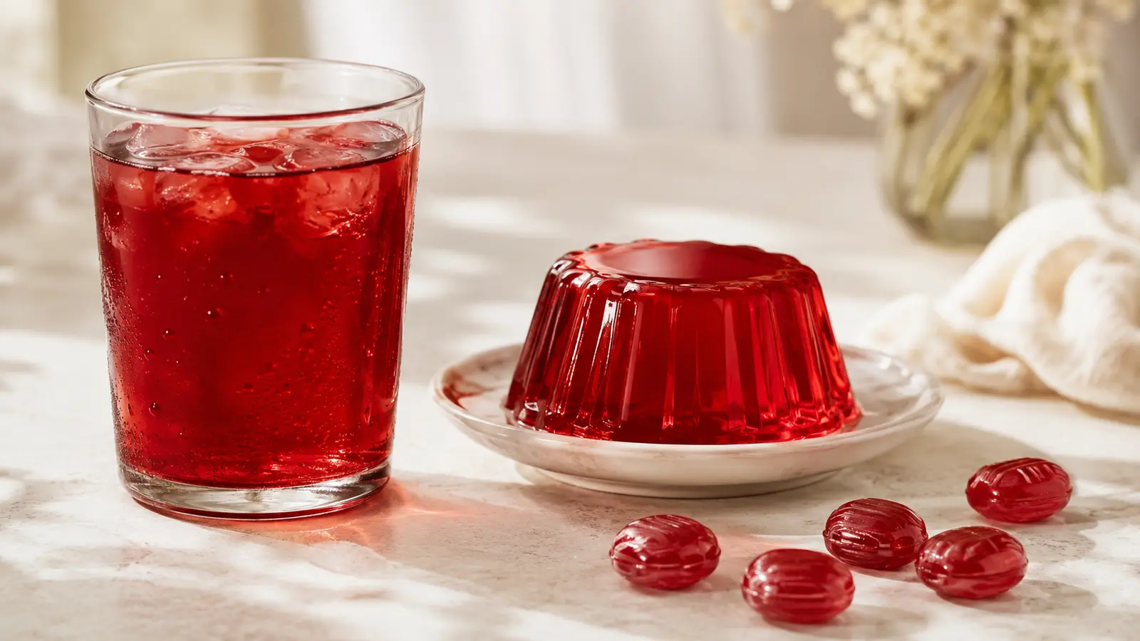 Red beverage, jelly and confectionery applications for Allura Red AC