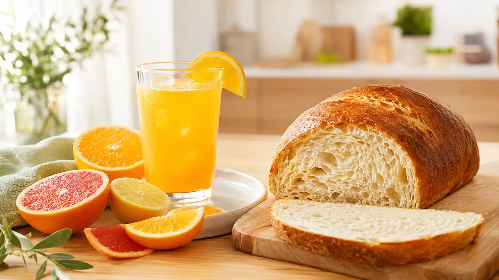 Fruit beverage and bakery applications for ascorbic acid