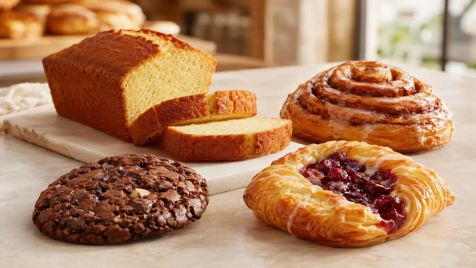 Cake, biscuit and pastry flavor applications