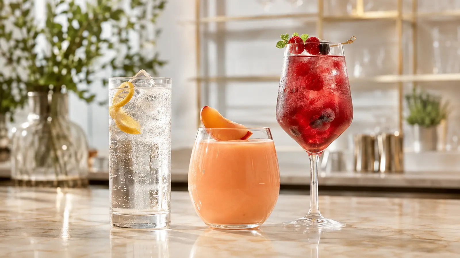 Sparkling, creamy and fruit beverage flavor applications