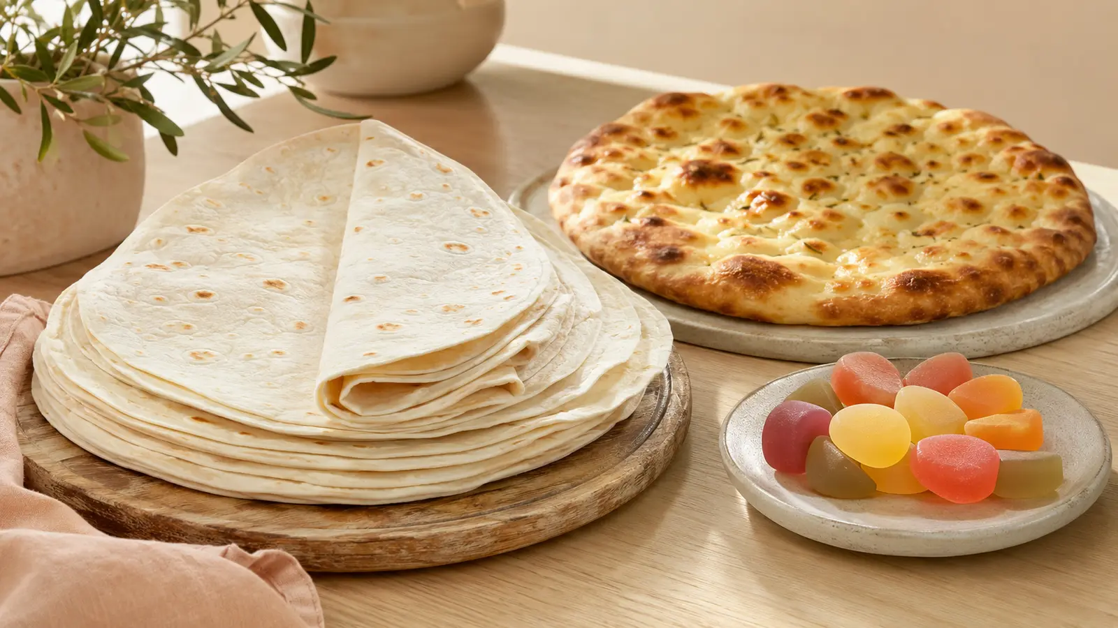 Tortilla, dry mix and confectionery applications for fumaric acid