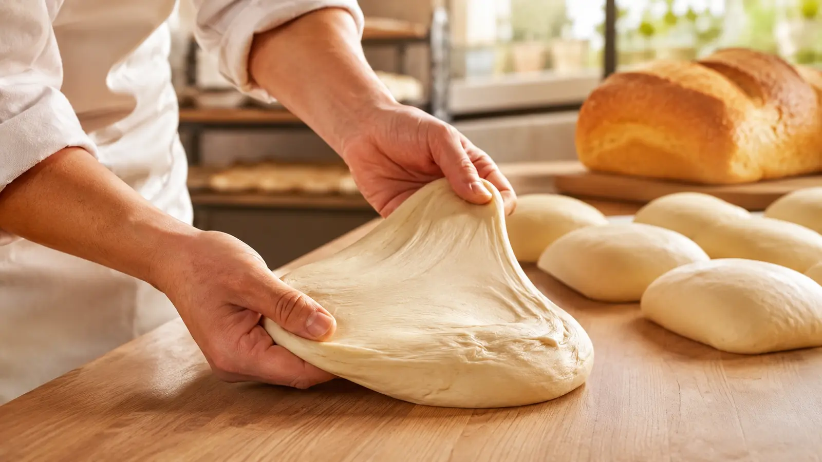 Dough handling and industrial bread applications associated with L-cysteine