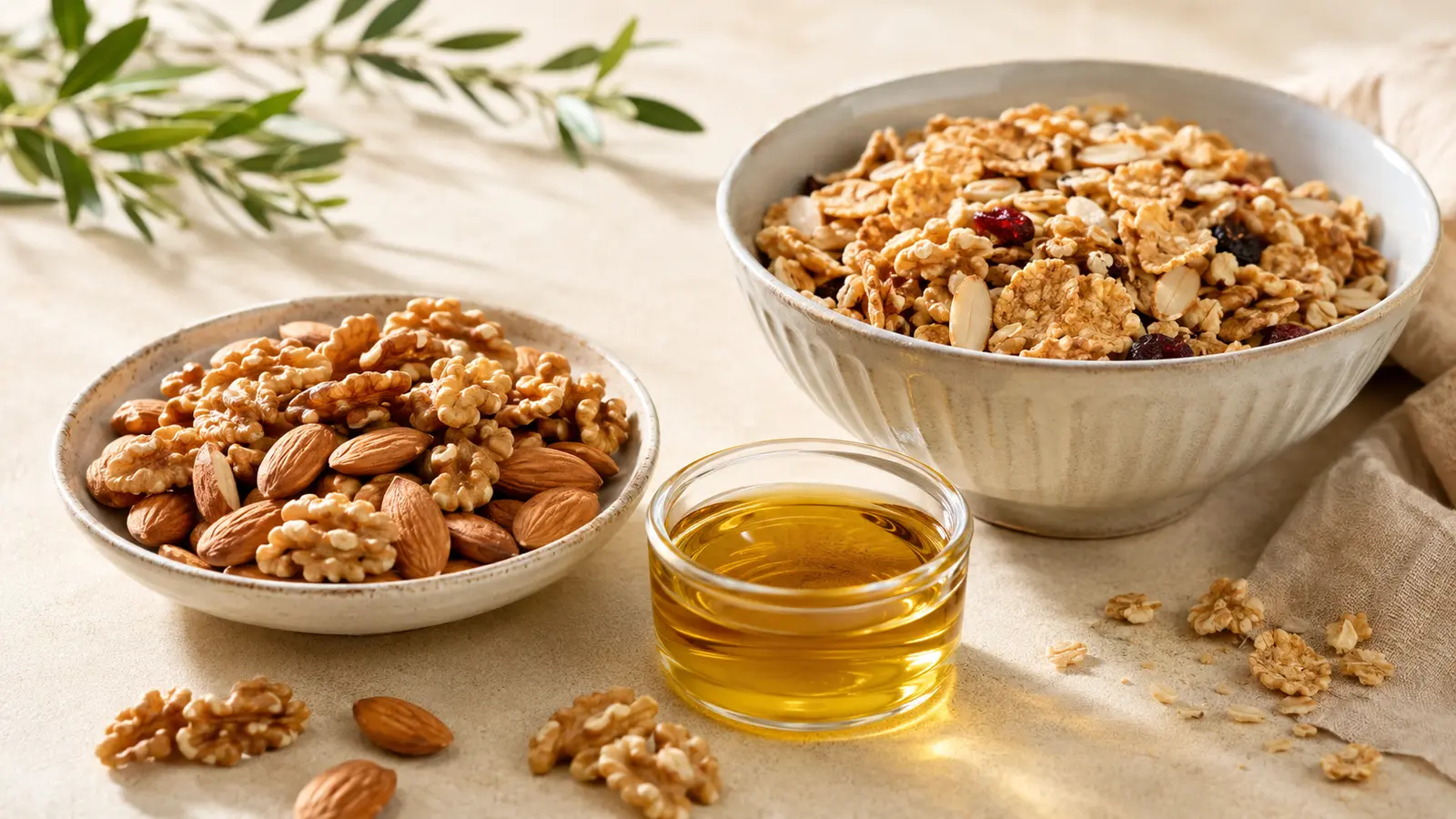 Nuts, edible oil and cereal applications for mixed tocopherol concentrate