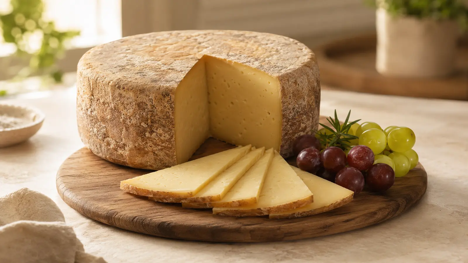 Cheese and cured-food surface applications associated with natamycin