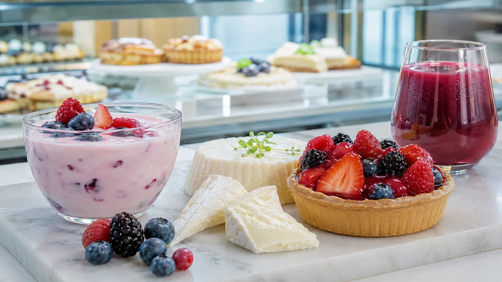 Yogurt, cheese, fruit filling and beverage applications for potassium sorbate