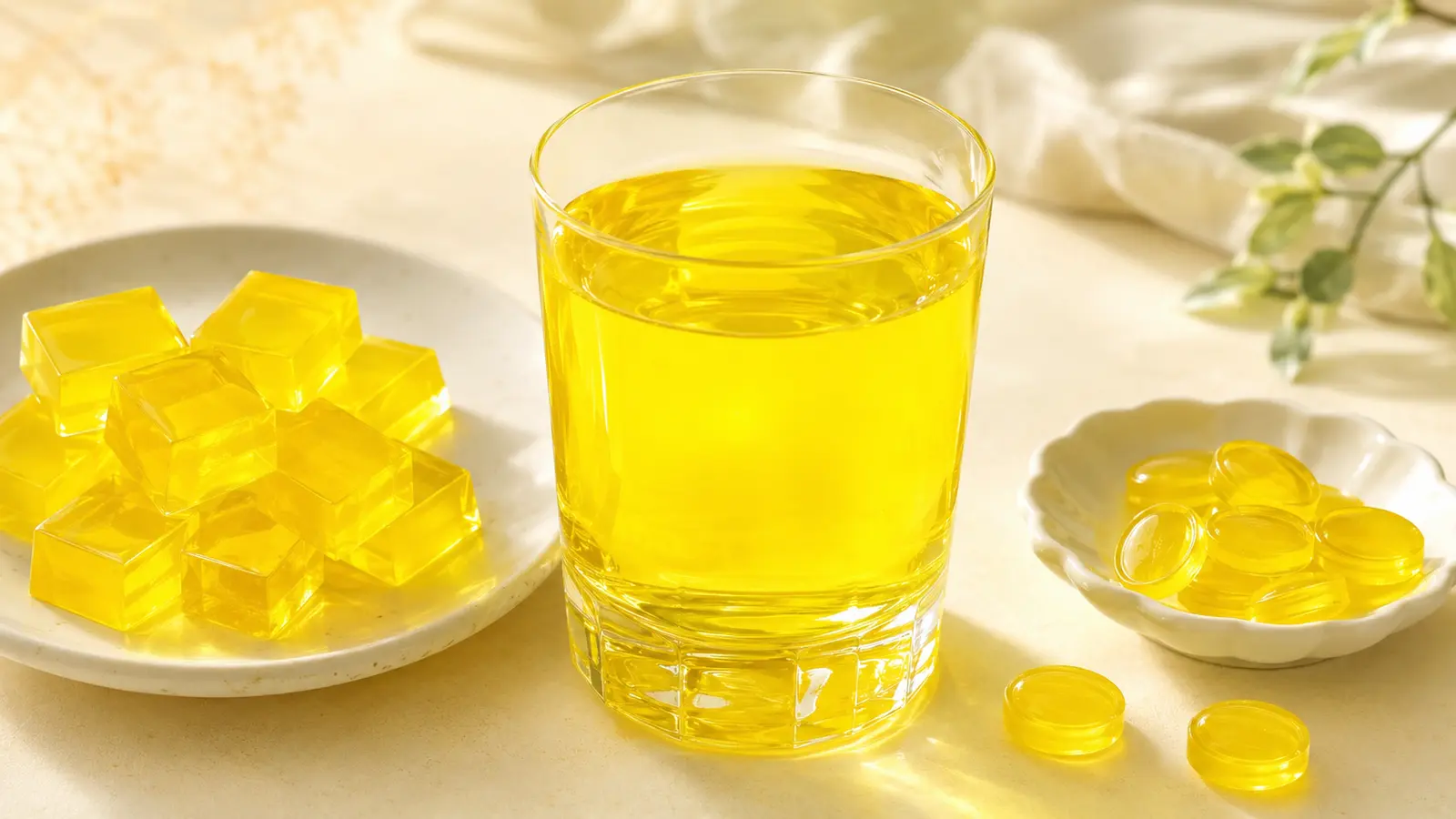 Yellow beverage and confectionery applications for tartrazine