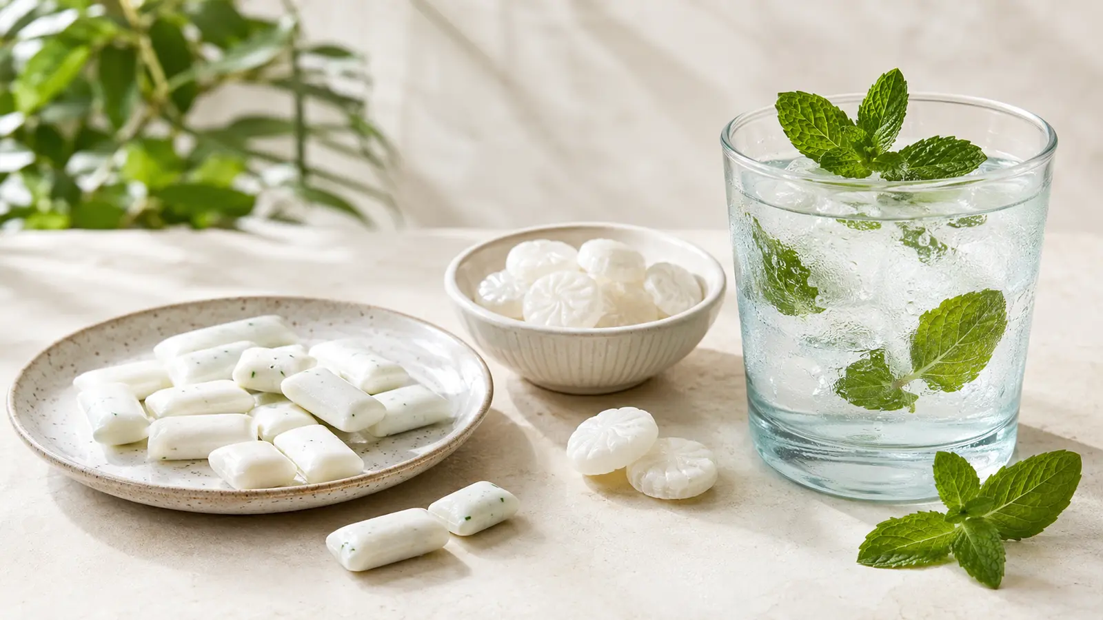 Sugar-free mint, chewing gum and confectionery applications for xylitol